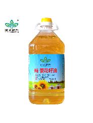 清谷新禾冷榨葵花籽油4.5L 食用油 低温物理压榨纯葵花籽