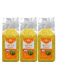 清谷新禾有机小米东北粗粮宝宝辅食餐小米粥黄小米新米550g*3
