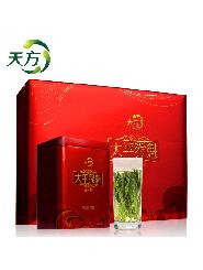 安徽天方 明前一级新茶太平猴魁128g包装绿茶礼盒装茶叶春茶 