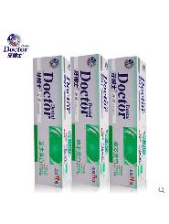 牙博士草本美白牙膏180g*3支 清洁口腔 减轻牙渍 清新口气